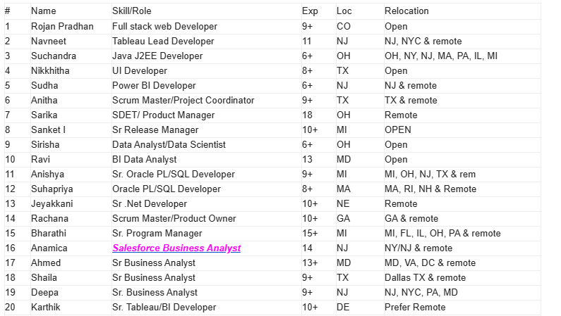 Salesforce Business Analyst Jobs HOTLIST